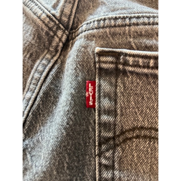 Levi Strauss Co 501 Cutoff Shorts Black Denim Women's Size W 27 - Picture 4 of 11